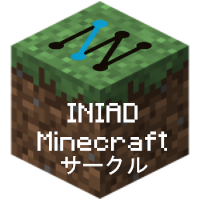 INIAD Minecraft サークル logo